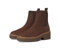 TOMS Millie Leather Women's Oak Brown Heeled Ankle Boots - UK 6