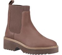 TOMS Millie Leather Women's Oak Brown Heeled Ankle Boots - UK 5