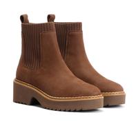 TOMS Millie Leather Women's Oak Brown Heeled Ankle Boots - UK 4