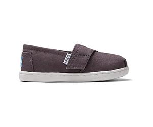 TOMS Mini Classics Kids Slip On Trainers - Ash UK 1.5 (Infant)