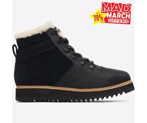Toms Mojave Womens Classic Fashion Lace Up Lined Ankle Boots Black