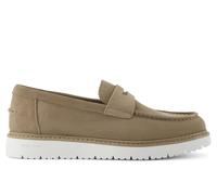 Men's Toms Navi Trvl Lite Havana Dune Dark Grey Suede Loafer - Size: 11