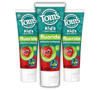 Tom's of Maine Anticavity Fluoride Children's Toothpaste, Kids Toothpaste, Natural Toothpaste, Silly Strawberry, 5.1 Ounce, 3-Pack