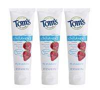 Tom'S Of Maine Fluoride Free Children'S Toothpaste Silly Strawberry 4.2-Ounce (Pack Of 3)
