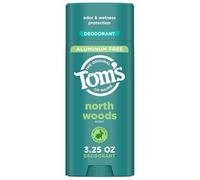Tom's of Maine North Woods Aluminium Free Natural Deodorant for Men and Women, Goes on Clear, Gold and Wetness Protection, Natural Derived and Moisture Locking Ingredients, 100 ml