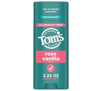 Tom'S Of Maine Tom's of Maine Rose Vanilla Natural Deodorant without Aluminium for Women and Men, Transparent Application, Protection Against Bad Odour and Moisture, 100 ml (Pack of