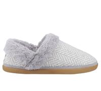 Toms Oslo Womens Memory Foam Slippers | Slip On Shoes | Drizzle Grey | UK Size 4