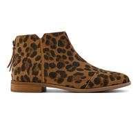 TOMS Women's Rylie Boot, Brown Sugar Leopard Suede, 4