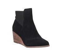 TOMS Sadie Suede Womens Black Boots-UK 4 / EU 36.5