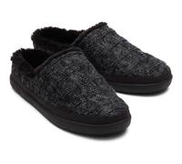 Toms Sage Polyester Blend Women's Black Slippers UK 8