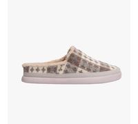 TOMS Women's Sage Slipper, Shadow Stitched Plaid, 4 UK