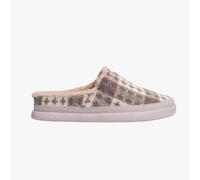 TOMS Women's Sage Slipper, Shadow Stitched Plaid, 4 UK