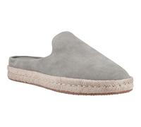 Toms Santiago Mule Leather Mens Vetiver Grey Slippers - Size UK 11