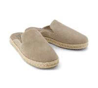 Toms Santiago Mule Leather Womens Dune Mules - Tan - Size UK 6