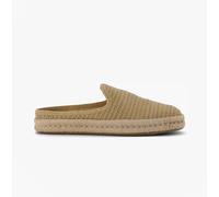 Toms Santiago Mule Mens Mules Sandals Beige Textile - Size UK 7