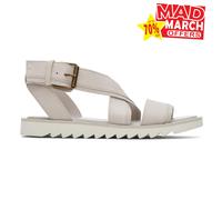Toms Sidney Tread Chic Fashoin Desginer Leather Womens Sandals Grey