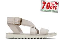 Toms Women's Sidney Tread Womens Sandals - White - Size: 4