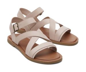 TOMS Sloane 100% Cow Women's Ballet Pink Wedges New