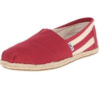 TOMS Stripe University Classics Alpargata, Women’s Espadrilles, Red (Red), 6.5 UK (39 EU)