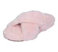 TOMS SUSIE Womens Faux Fur Mule Slippers Pink