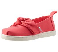 TOMS Tiny Alpargata Raspberry Canvas/Bow UK3.0 Rose