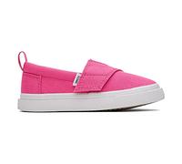 TOMS Tiny Girl Alpargata Fenix Slip On Loafer Flat, Pink, 3 UK