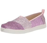 TOMS Boy's Girl's Tiny Alpargata Loafer Flat, Purple Pink, 3 UK Child