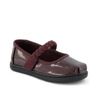 TOMS Tiny Girl's Mary Jane Flat, BlackBerry Confetti Glitter, 7 UK