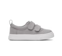 TOMS Tiny Unisex Fenix Double Strap Sneaker, Drizzle Grey Canvas, 7 UK