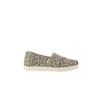 TOMS Toddler Girl's Alpargata Classic Espadrille Loafer Flat, Oatmeal Small Leopard Spots, 5 UK