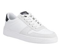 Toms TRVL Lite Court Leather Mens White/Black Trainers - Size UK 7