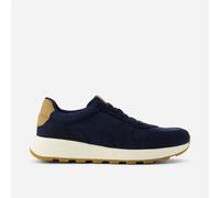 TOMS Trainers TRVL LITE Retro Leather Men's Navy UK 9