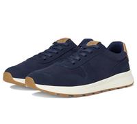 TOMS Men's Trvl Lite Retro Sneaker, Water Repellant Navy Suede/Vintage Twill, 8.5 UK