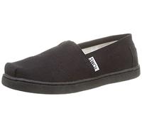 TOMS Unisex Kids Alpargata Loafer Flat, Black, 2.5 UK