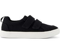 TOMS Unisex Kids Cruz Double Strap Hook and Loop Sneaker, Black Heritage Canvas, 13 UK