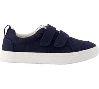 TOMS Unisex Kids Cruz Double Strap Hook and Loop Sneaker, Navy Heritage Canvas, 1 UK