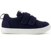 TOMS Unisex Kids Cruz Double Strap Hook and Loop Sneaker, Navy Heritage Canvas, 5 UK