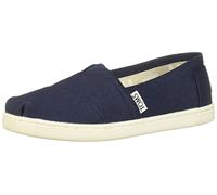 TOMS Unisex Kids Tiny Alpargata Loafer Flat, Navy, 3 UK