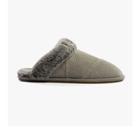 Toms Valerie Womens Textile Slip-On Warm Lining Grey Mule Slippers