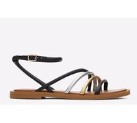 Toms Willa Leather Womens - Black - Size UK 7