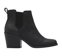 Toms Everly Black Womens ankle boots 10016837 in a Plain Leather in Size 5