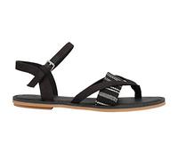 TOMS WOMEN LEXIE Black Canvas/Global Stripe UK3