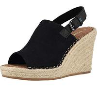 Toms Monica Wedge Sandal Womens - Black - Size UK 4