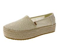 TOMS Women's 10020691 Sneaker, Natural Moroccan Crochet, 6.5 UK