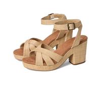 TOMS Women's, Majorca Strappy Heeled Sandal, Natural, 5.5 UK