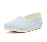 TOMS Women's Alpargata 3.0 Loafer, Soft Blue Linen Crepe, 4.5 UK