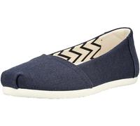 TOMS Womens Alpargata Ballet Flats Casual - Gold, Navy, 7.5