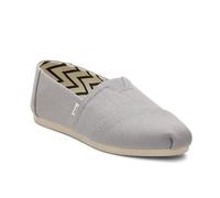 TOMS Women's Alpargata Classic Slip-On Espadrille, Drizzle Grey Recycled Cotton Canvas, 6.5 UK