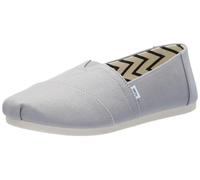TOMS Women's Alpargata Espadrille, Drizzle Grey Recycled Cotton Canvas, 7.5 UK