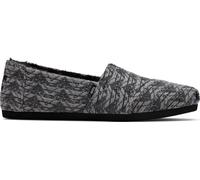 TOMS Women's Alpargata CloudBound Espadrille Loafer Flat, Black Multi Cozy Global Woven/Faux Fur, 8 UK